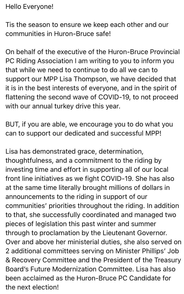 Huron—Bruce PC Riding Association tweet media