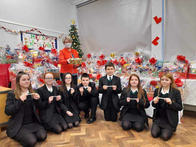 FareShareNI's tweet photo. So happy to be working with @htccookstown
Holy Trinity College Cookstown over the last year, supporting their pupils and wider community with nutritious surplus food. Great to be able to spread some Christmas cheer in these times.
#makingadifference #feedpeoplefirst https://t.co/FwReFsJbaE