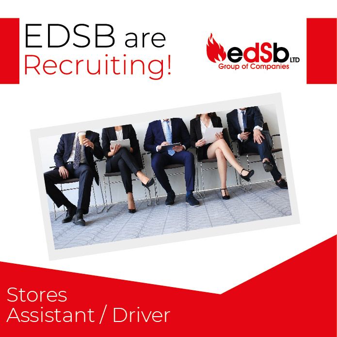 Edsb_Fire's tweet photo. EDSB are recruiting for a Stores Assistant / Driver
Click the link below for more information:
https://t.co/dmU6LYwN7I https://t.co/zWoRIEVPX6