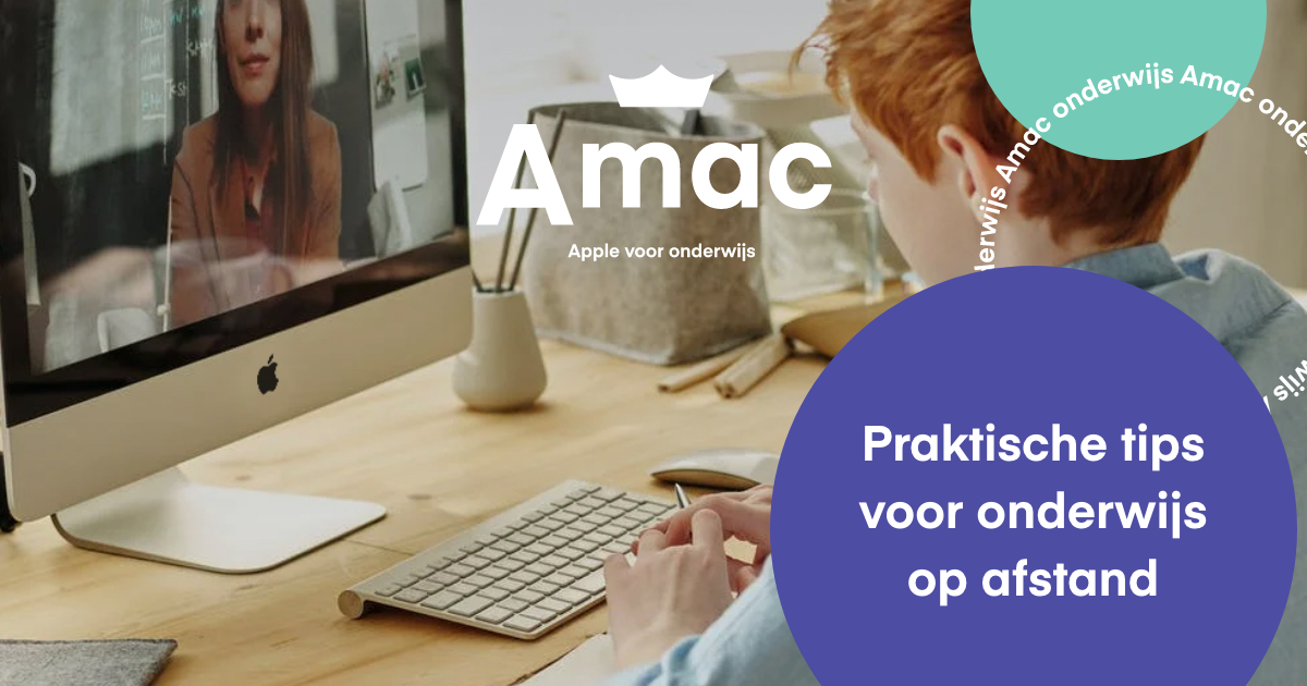 In de #kerstvakantie op een makkelijke manier tips voor onderwijs op afstand tot je laten komen? Bekijk onze video’s vol praktische tips &amp; tricks voor afstandsonderwijs. amac.nl/onderwijs-op-a… #school 👨‍🏫🎄