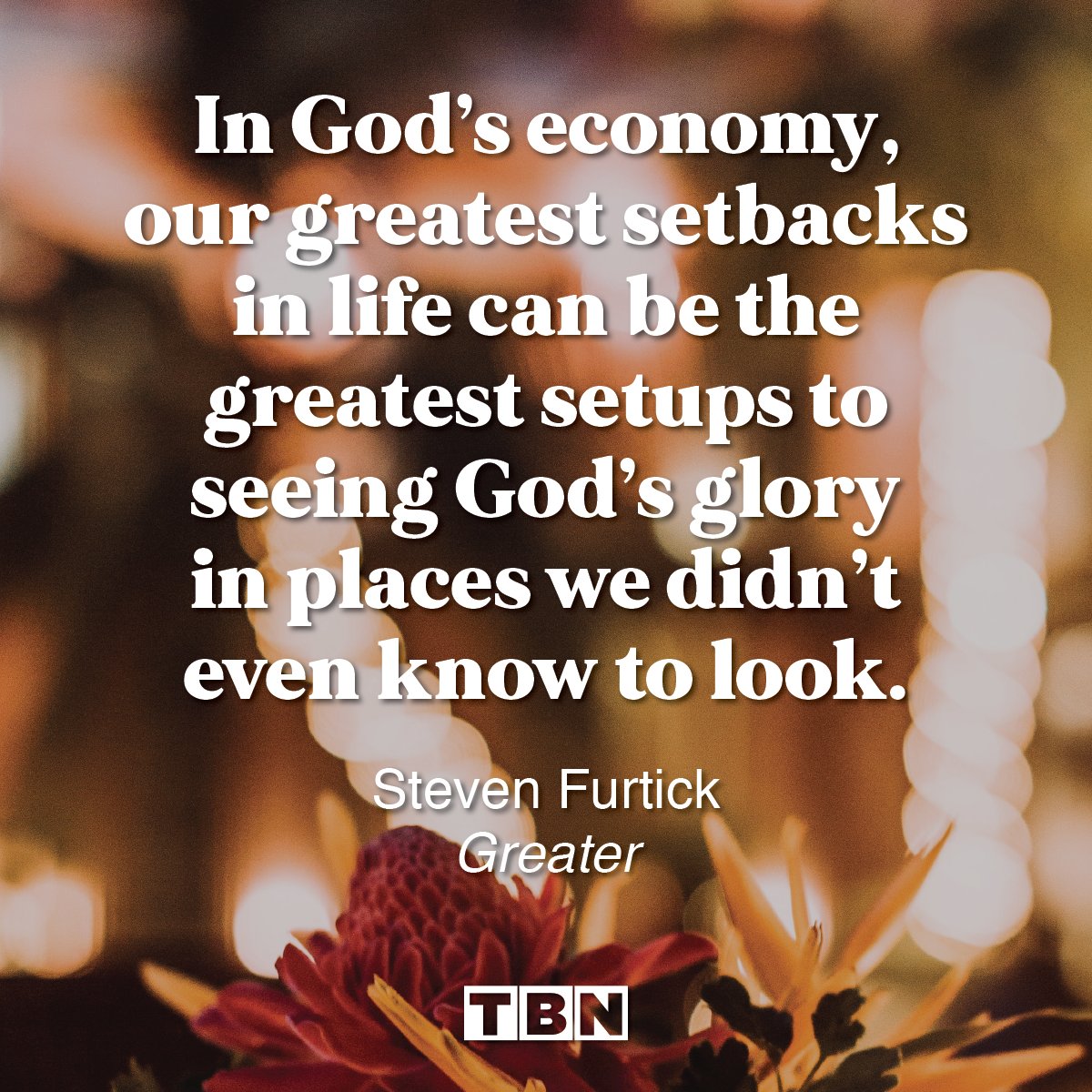 Steven Furtick - Greater

Receive your copy of "Greater" with your gift of support: tbn.org/donate