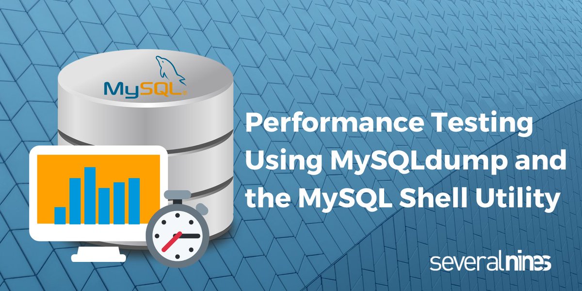 severalnines's tweet image. #MySQL Shell is a pretty advanced client tool for @MySQL and in this blog we shall take a look at the speed of the backup and restoration process using it and #mysqldump. ow.ly/Av3B50CNtpf