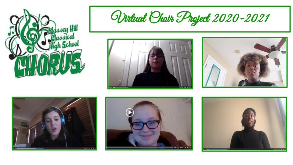 MHCHSChorus's tweet photo. Merry Christmas and Happy Holidays from the MHCHS Chorus!  We're finalizing our very first Virtual Choir project! These are just a few of our serious and dedicated singers pictured below! Stay tuned! There's more to come!  @masseyhillclass @CCSArtsEd @mhchsorchestra https://t.co/7GaLigzYbu