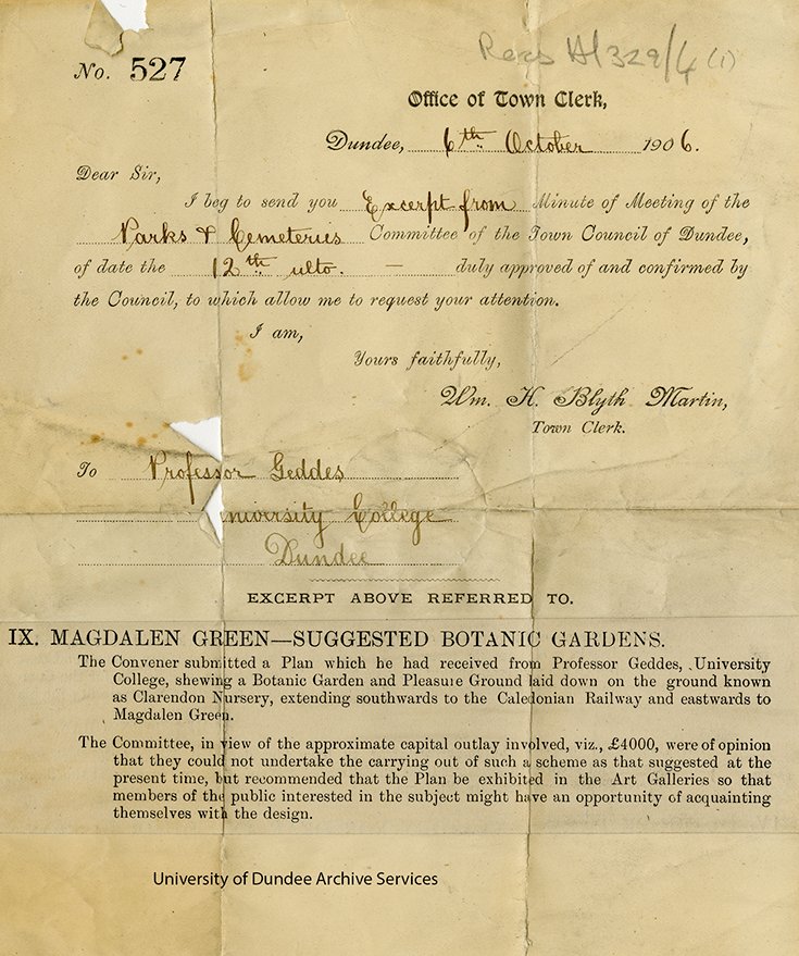 UoD_Archives_RM's tweet photo. Engagement with the local community is important to @dundeeuni as is mixing research, culture and well-being. A great example is @DundeeBotanics suggested by Patrick Geddes over 100 years ago and due to celebrate its 50th in 2021 #Engage2020 #DundeeUniCulture https://t.co/xYW2N6OvPg