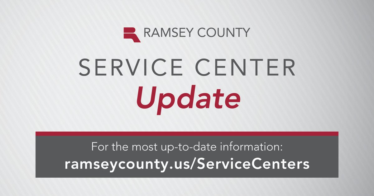 RamseyCounty's tweet photo. In-person navigator assistance at the Service Center - West Side (Saint Paul) will be unavailable today, Dec. 18. Other services remain available.

If you are seeking in-person assistance, please visit another Ramsey County Service Center.

View locations: https://t.co/d2P7z5lE0w https://t.co/M8ICO2eOrv