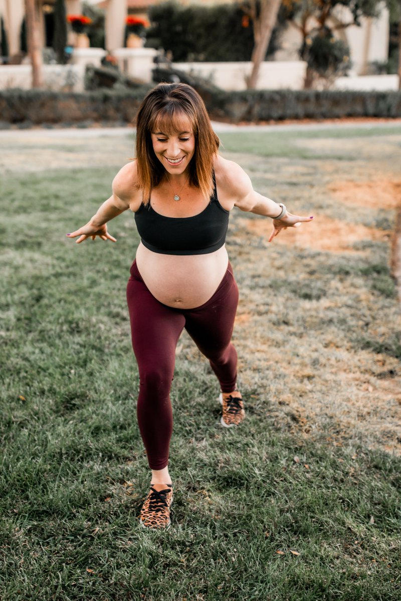 Mixing up your workouts! Before my first pregnancy I was strictly a HIIT gal, but I've learned to mix it up. What is your favorite way to sweat? #fitpregnancy #pregnancyworkout