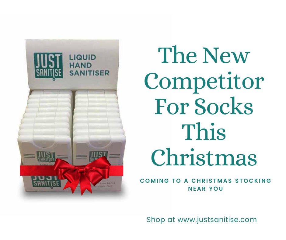 JustSanitise's tweet photo. We all know Christmas this year will not be the same without one of these in your stocking. Goodbye socks, hello sanitiser! Treat the whole family with our box of 20 credit card size spray for £19.99 + VAT
https://t.co/SAdx6qfYN7
#christmas #handsanitiser #stockingfiller #socks https://t.co/9SkQBFHiZr