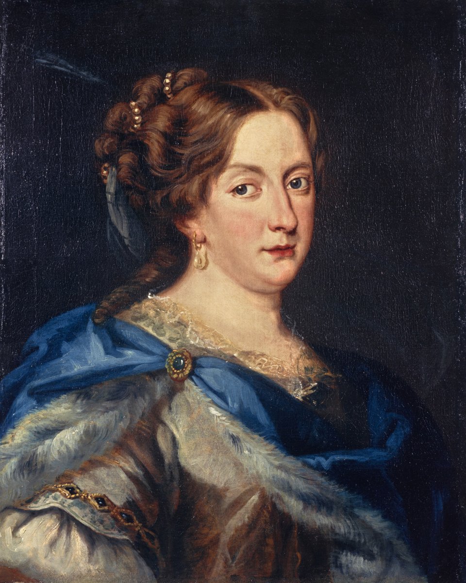 OldPortraiture's tweet photo. Born #OnThisDay in 1626: Queen #ChristinaofSweden (1626-89)

Portrait by #JacobFerdinandVoet (1639-1700), ca. 1670-5

#Vasa #DrottningKristina https://t.co/AAsOlBqiRp