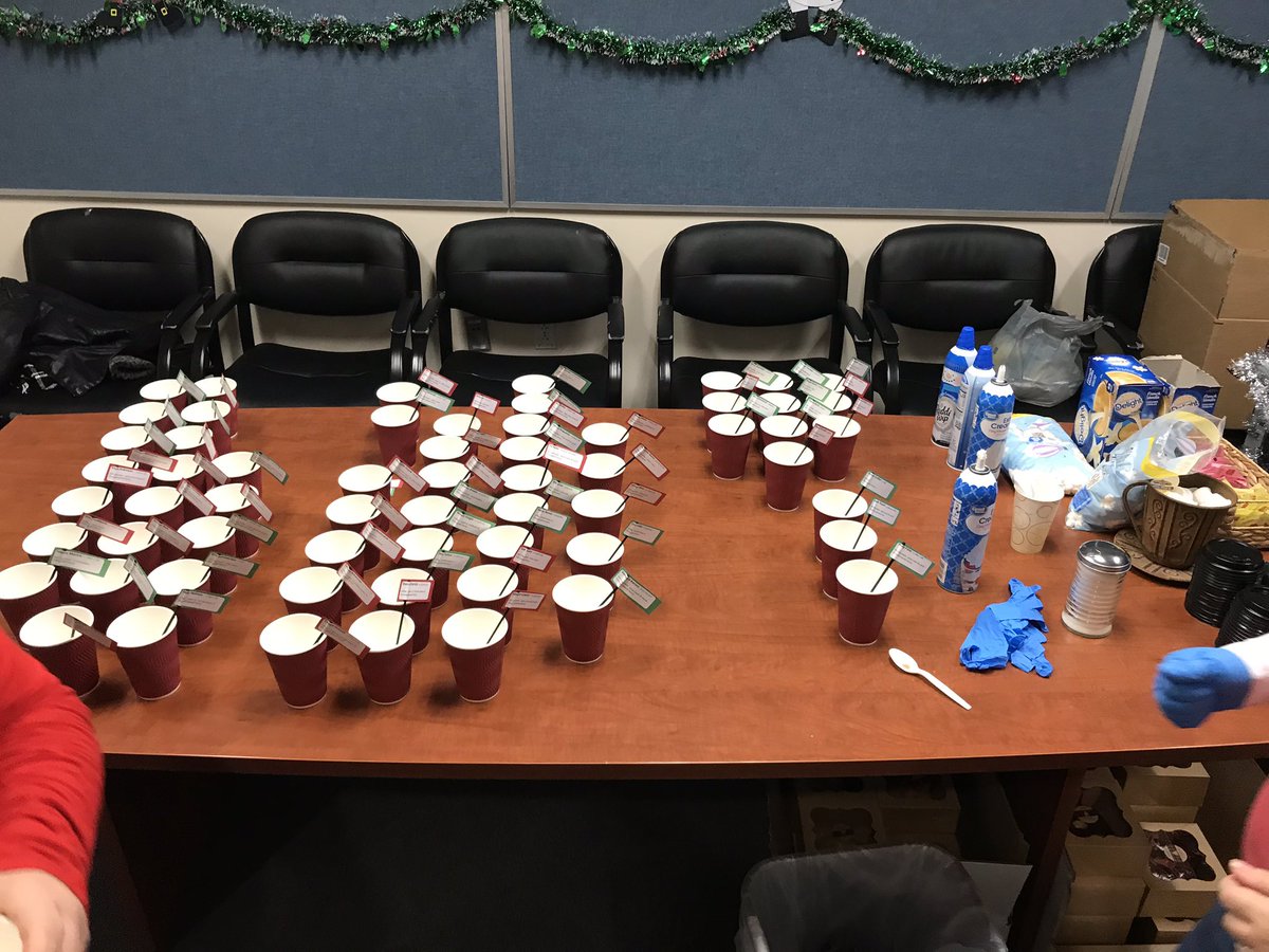BTMSSTEM's tweet photo. Thank you to our wonderful office staff and all their hard work and creativity!! Coffee and donuts on this chilly morning hit the spot!!! Yummy!!! Getting in the holiday spirit @BTMSeagles 🍩🥛☕️🎄☃️ https://t.co/QIAAgDWi3g