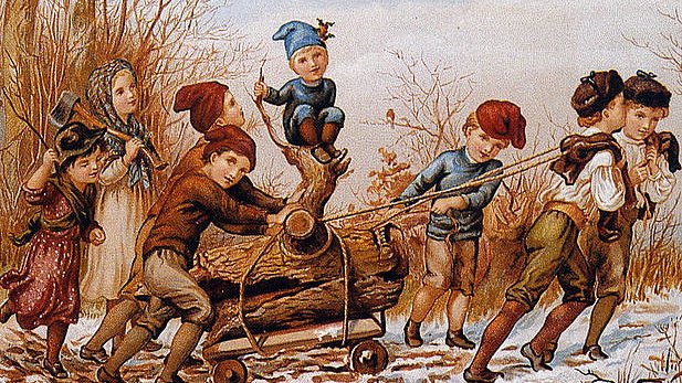 oliviasstories's tweet photo. If a bare-footed person arrived as the Yule Log was burning, ill luck was said to follow...

🎨Vintage English Christmas Card

#GothicAdvent #FaustianFriday https://t.co/3leoKSogCZ