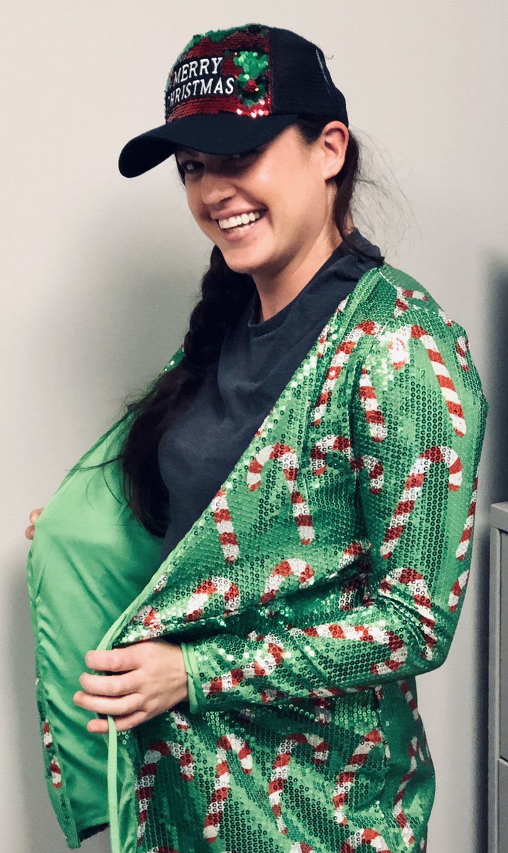 rcsConstruction's tweet photo. Bringing the bling to Holiday attire! Who says it always has to be an ugly Christmas sweater? #sequins #funatwork https://t.co/OJmO9zjNPV
