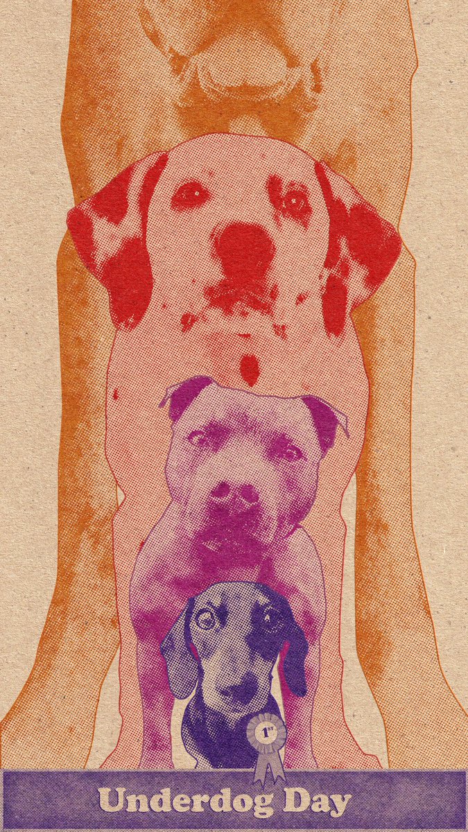 makeitredlondon's tweet photo. Who doesn’t love a cheeky underdog?
 .
 .
 .
 .
#calendarsausage #makeitred #UnderdogDay https://t.co/jW7HBSdq9G