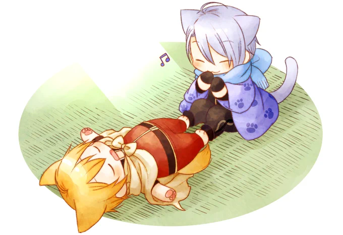 日差しがあっても寒い日に日向ぼっこをしたい時は、寝落ちしている生きたカイロから勝手に暖をとるちょぎなのでした? 