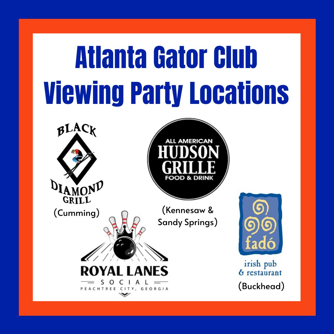 atlgatorclub's tweet photo. Tomorrow is #GAMEDAY! If you will be in Atlanta, check out our SEC Championship Viewing Party locations and COVID-19 safety guidelines.
#GoGators #BeatBama #AtlantaGatorClub @ufalumni @GatorsFB https://t.co/HT5h7nlN0Q