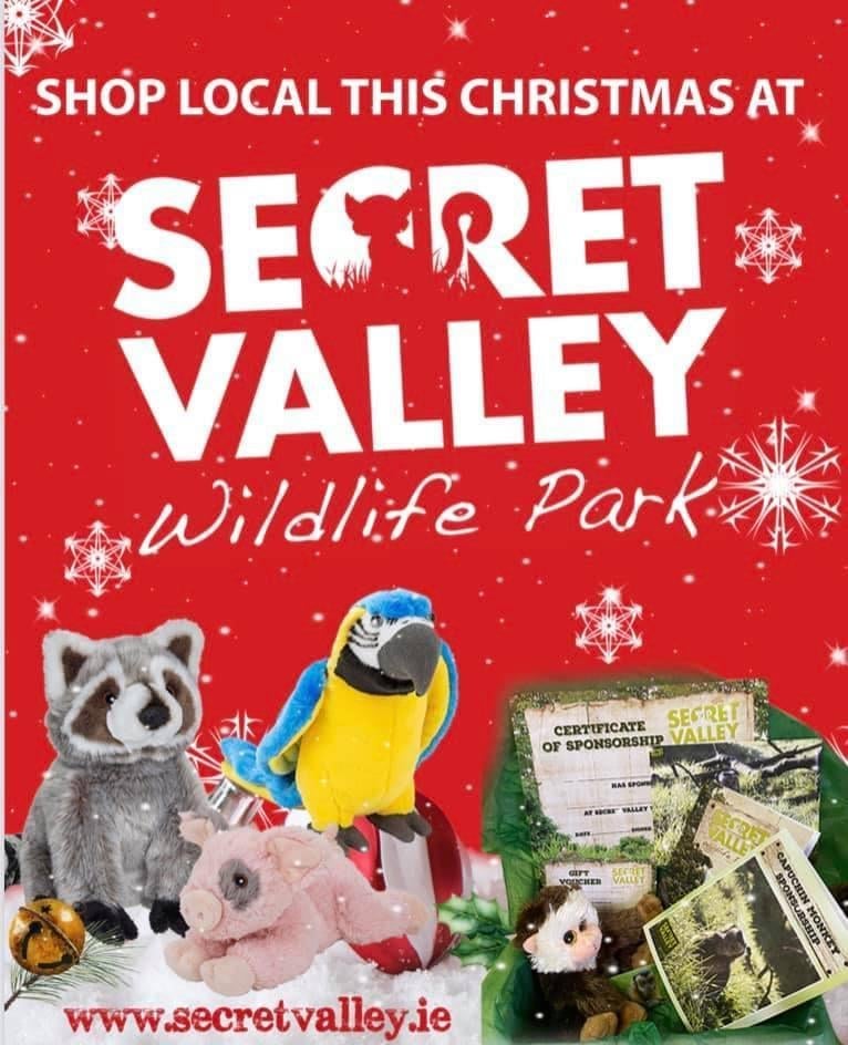 Thank to everyone for the amazing support this year. We are closed from Monday 21st until 2nd January (inclusive) but you can still support us by checking out our range of cuddly gifts, sponsorship packs and more on our website! 😍😍 secretvalley.ie/store/ #VisitWexford #Wexford