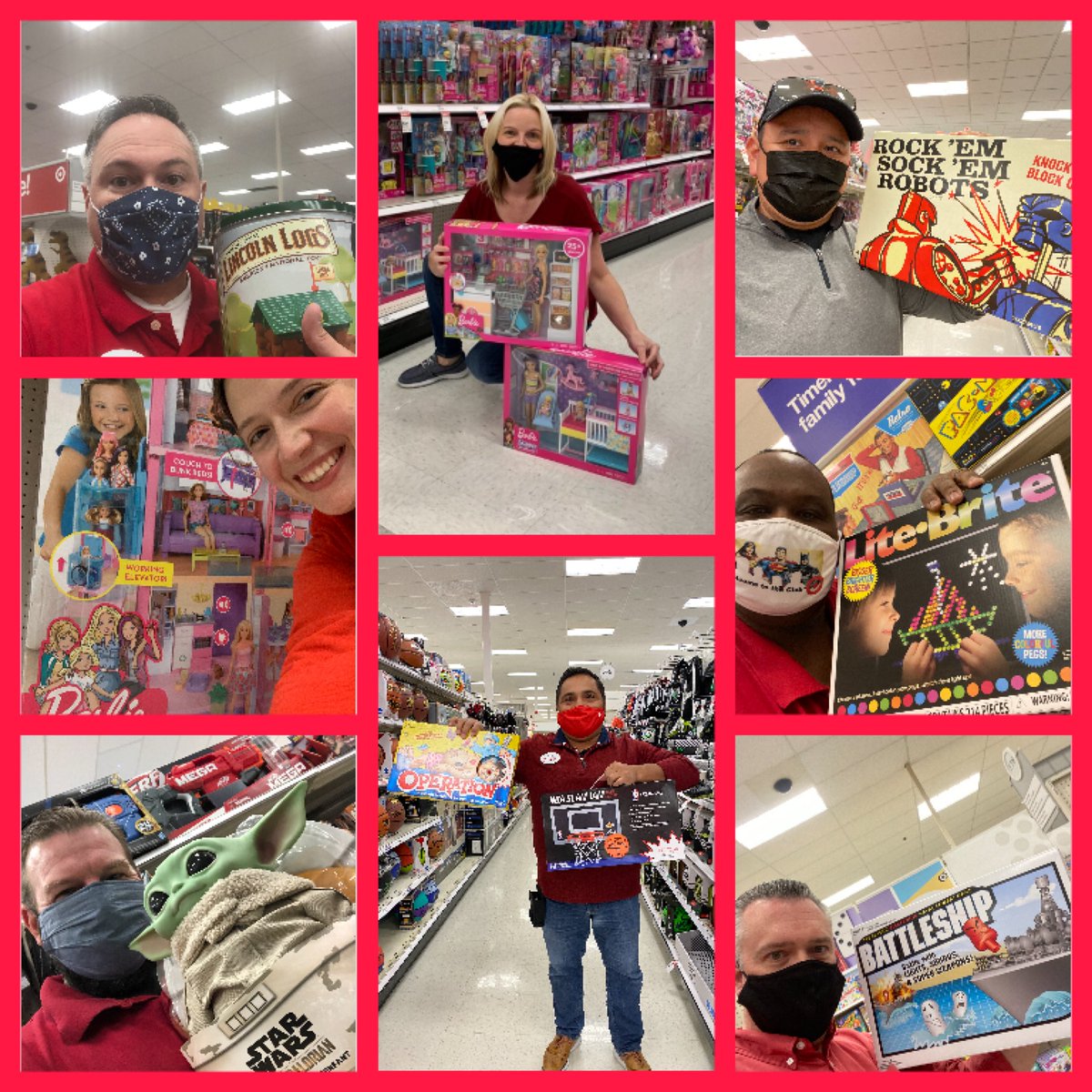 So proud to work for an organization that cares so much about giving back and so privileged to work with an amazing group of leaders that truly want to make a difference!!! <a href="/probst_amy/">Amy Probst</a> #targetadoptafamily #R300givesback #G391givesback #bestfoodteam