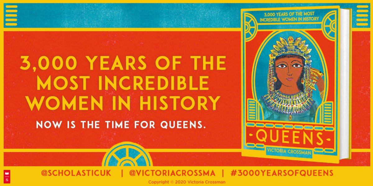 scholasticuk's tweet photo. Finished binging #TheCrown on Netflix? We've got you covered! Dive into the world of the fiercest females to ever rule over kingdoms. #3000YearsofQueens is a beautifully bound hardback by @victoriacrossma π https://t.co/v2G8kwHWlX