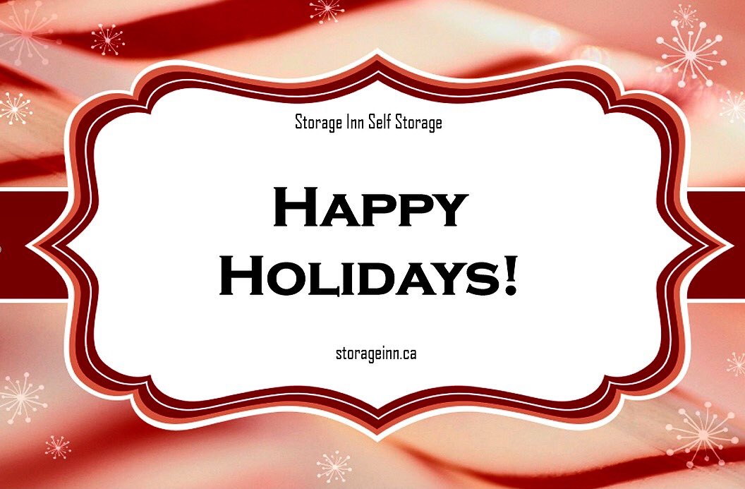 Storage Inn self storage would like to remind you that with the holidays approaching, it’s a great time to start de-cluttering and getting your house cleaned and organized in preparation for festivities⛄️
Reserve your unit today on our website!