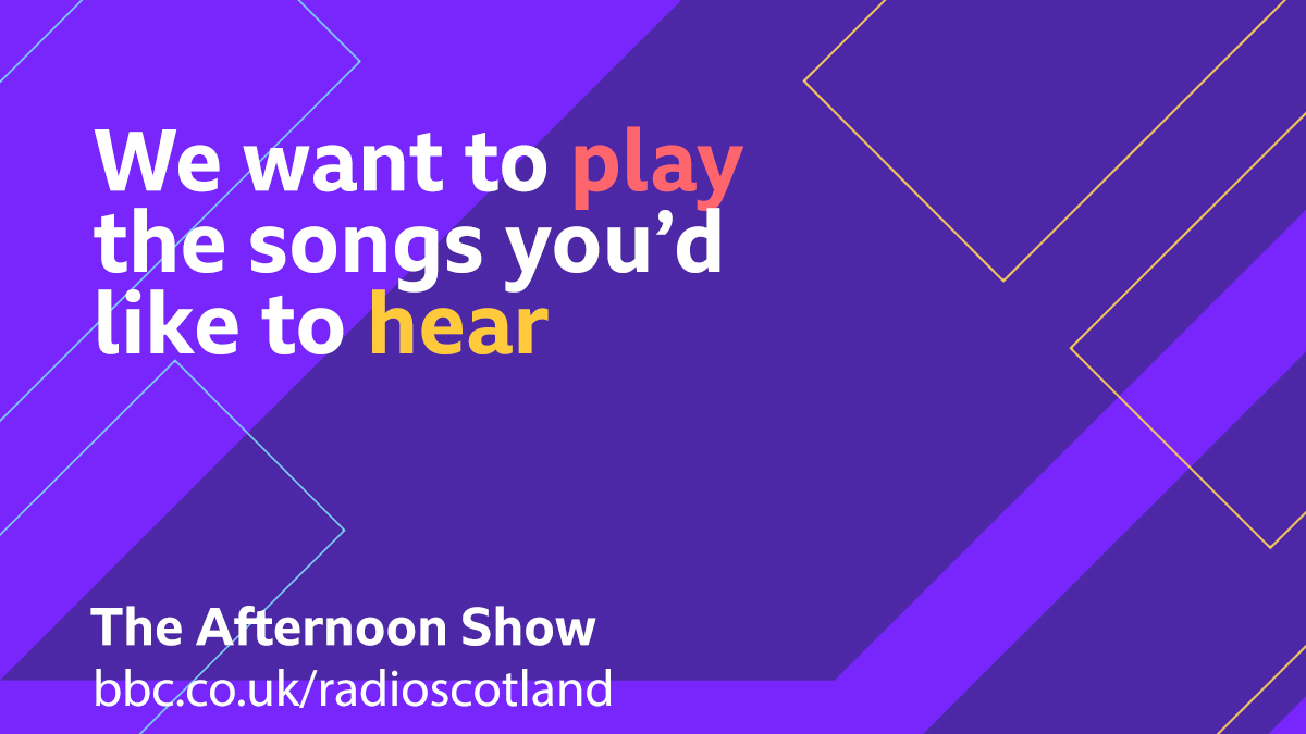 BBC Radio Scotland (@bbcradioscot) on Twitter photo Is there a song you would like us to play for a friend or a relative or a message we can pass on?
This afternoon we want to play the songs you’d like to hear. Let us know your requests👇
#TheAfternoonShow with <a href="/GrantStottOnAir/">Grant Stott 🎙</a> from 13:30 bbc.co.uk/radioscotland Is there a song you would like us to play for a friend or a relative or a message we can pass on?
This afternoon we want to play the songs you’d like to hear. Let us know your requests👇
#TheAfternoonShow with <a href="/GrantStottOnAir/">Grant Stott 🎙</a> from 13:30 bbc.co.uk/radioscotland