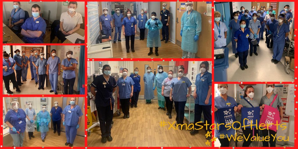 WestHertsNHS's tweet photo. Our #XmasStarsOfHerts this Christmas Eve are our amazing team on Granger suite. 'They have pulled together as one big team, constantly going the extra mile for their patients, this team is amazing and they are all STARS'. A huge THANK YOU from all of us at #TeamWestHerts🎄⭐️⭐️⭐️ https://t.co/OZT0Cf8Ssd