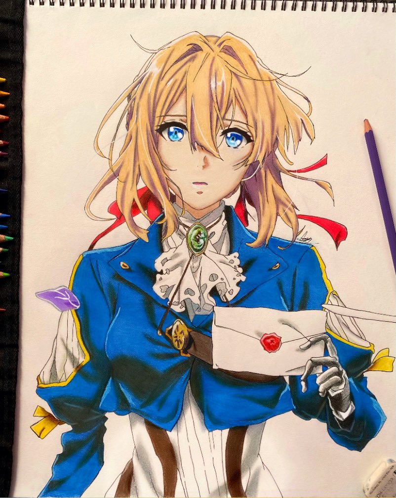 ATrl__'s tweet image. 💐𝒱𝒾𝑜𝓁𝑒𝓉 𝐸𝓋𝑒𝓇𝑔𝒶𝓇𝒹𝑒𝓃💐

Nouveau dessin ✍🏼