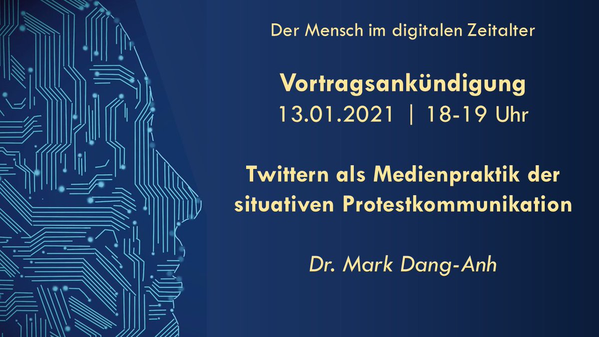 SebiZollner's tweet photo. 13.01.2021 | 18-19 Uhr
📱🐦✊🏼
𝗧𝘄𝗶𝘁𝘁𝗲𝗿𝗻 𝗮𝗹𝘀 𝗠𝗲𝗱𝗶𝗲𝗻𝗽𝗿𝗮𝗸𝘁𝗶𝗸 𝗱𝗲𝗿 𝘀𝗶𝘁𝘂𝗮𝘁𝗶𝘃𝗲𝗻 𝗣𝗿𝗼𝘁𝗲𝘀𝘁𝗸𝗼𝗺𝗺𝘂𝗻𝗶𝗸𝗮𝘁𝗶𝗼𝗻 
@mdanganh zeigt im Vortrag unterschiedliche Medienpraktiken, durch die Proteste gestaltet werden können.
https://t.co/Xn0jqwurQk https://t.co/LxUu8ePfZO