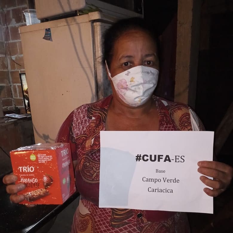 cufa_es's tweet photo. As ações de distribuição das barrinhas de cereal da @trioalimentos não param! 

Desta vez chegamos até o bairro de Campo Verde, em Cariacica/ES, com 25 famílias atendidas.

#favelaépotencia #mãesdafavela #CUFAES #cufacontraovirus #trioalimentos #cufabrasil #aculse #doeparaelas https://t.co/E40rpeJygE