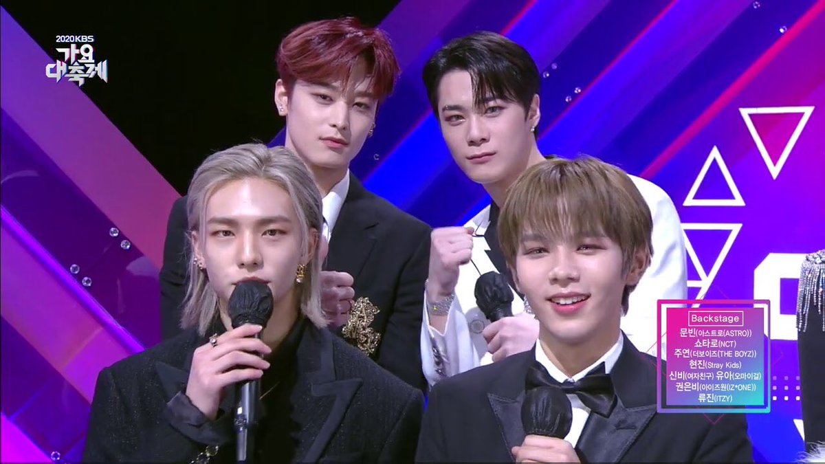 SM_NCT's tweet image. [VIDEO] 201218 Interview with 2B2U &amp;amp; 9800 [2020 KBS Song Festival]

#NCT #NCTU
youtu.be/F2ZxD4gjWkI