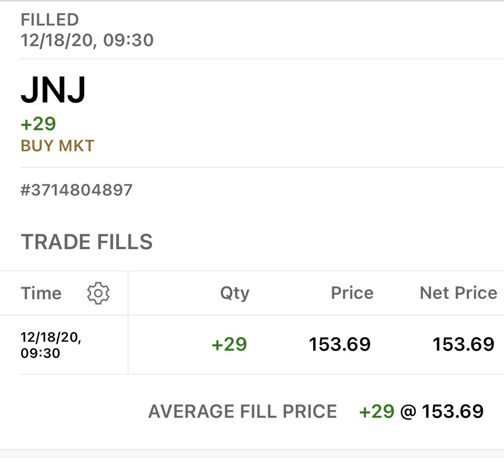 bean_wealth's tweet image. My most expensive birthday gift 🎁 

29 of $JNJ for my 29th birthday (tomorrow 12/19) 

This is a company that I will be 

holding through out my lifetime and 

add to it over time. 

And one day hopefully hand it down to my kids or grandkids. 

#generationalwealth