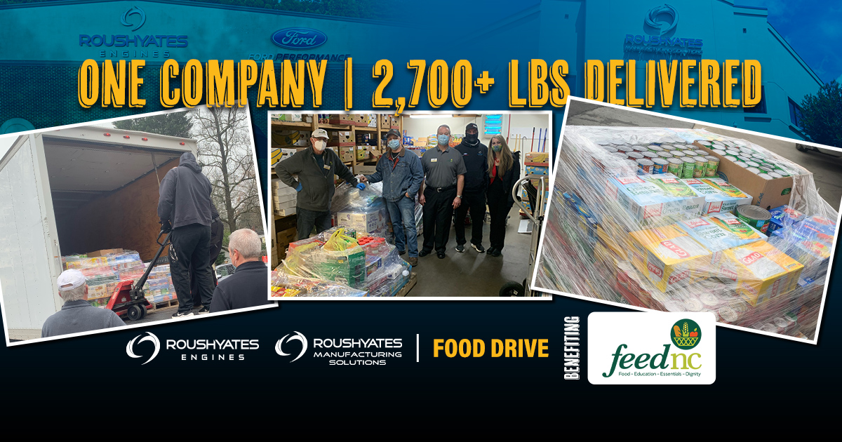 roushyates's tweet photo. We delivered over 2,700 pounds of items today to @FeedNCorg from our employee food drive!
#FoodDrive | #FeedNC https://t.co/8wR7XqHxEk