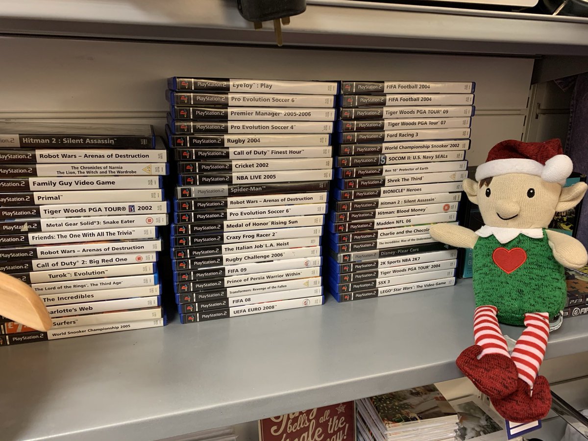 Naughty elf is feeling all nostalgic with many ps2 games to choose from instore - pop in and have a look 👀