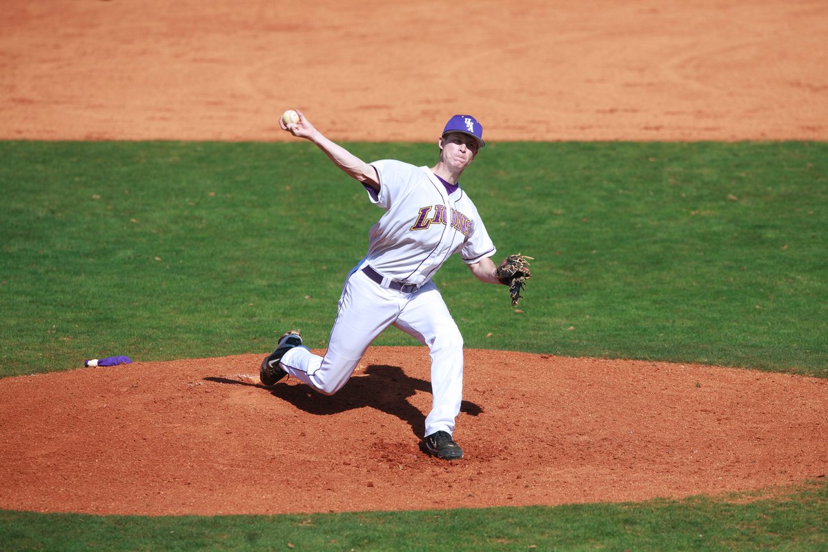 UNABaseball's tweet photo. We would like to continue with the 6 Day of Christmas theme and the most recent no no's in UNA history. Trey Mitchell vs. West Florida on 3/20/10; 5 pitchers (Cosi Scinta, Colton Teal, Jacob James, Bryant Claunch, Kyle Moore) vs. Belmont on 2/25/20. #beatmercer https://t.co/JkJVmUMeNA
