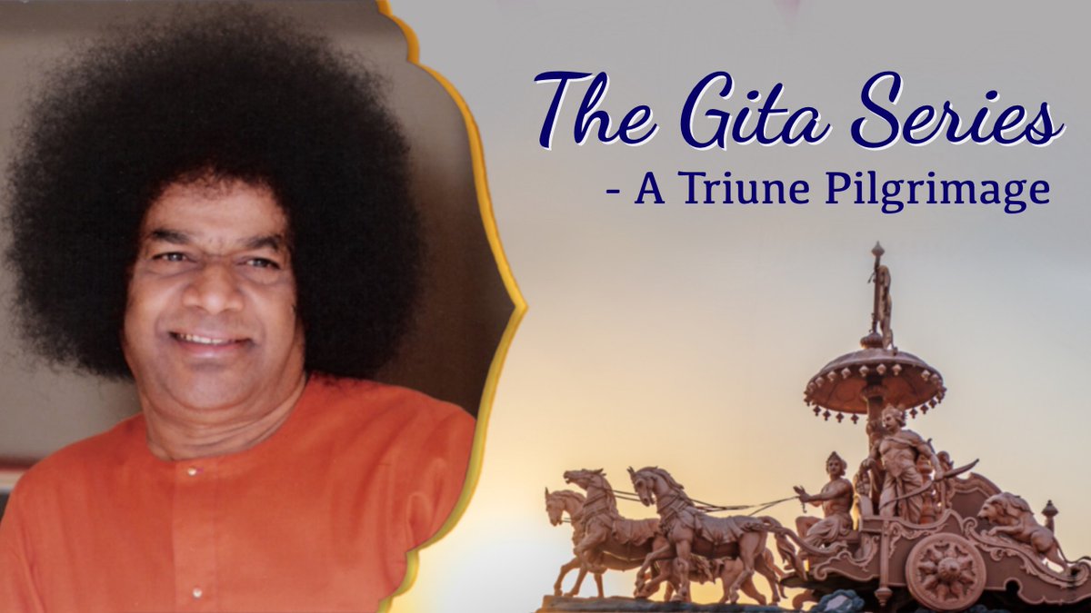 sghradiosai's tweet photo. NEW: The Gita Series - A triune pilgrimage - 084 - Ch 06 - Slokas 22 and 23 on Asia Stream at 8:30 PM IST - https://t.co/FDyINvT6C2 

#SriSathyaSai #SathyaSaiBaba #SaiBaba #SSSMC #MediaCentre #RadioSai #RadioSaiPrograms https://t.co/UeXhicV9Cq