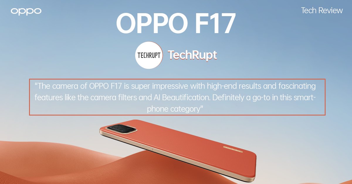 OPPOPakistan's tweet photo. The tech enthusiasts are loving the #OPPOF17. Equipped with many exciting features which amused them and spellbound with its dashing feel.
Know more: https://t.co/7ASiBcSN0x
#TechReviews #UltraFunction #UltimateFun https://t.co/sA85ejeBDf