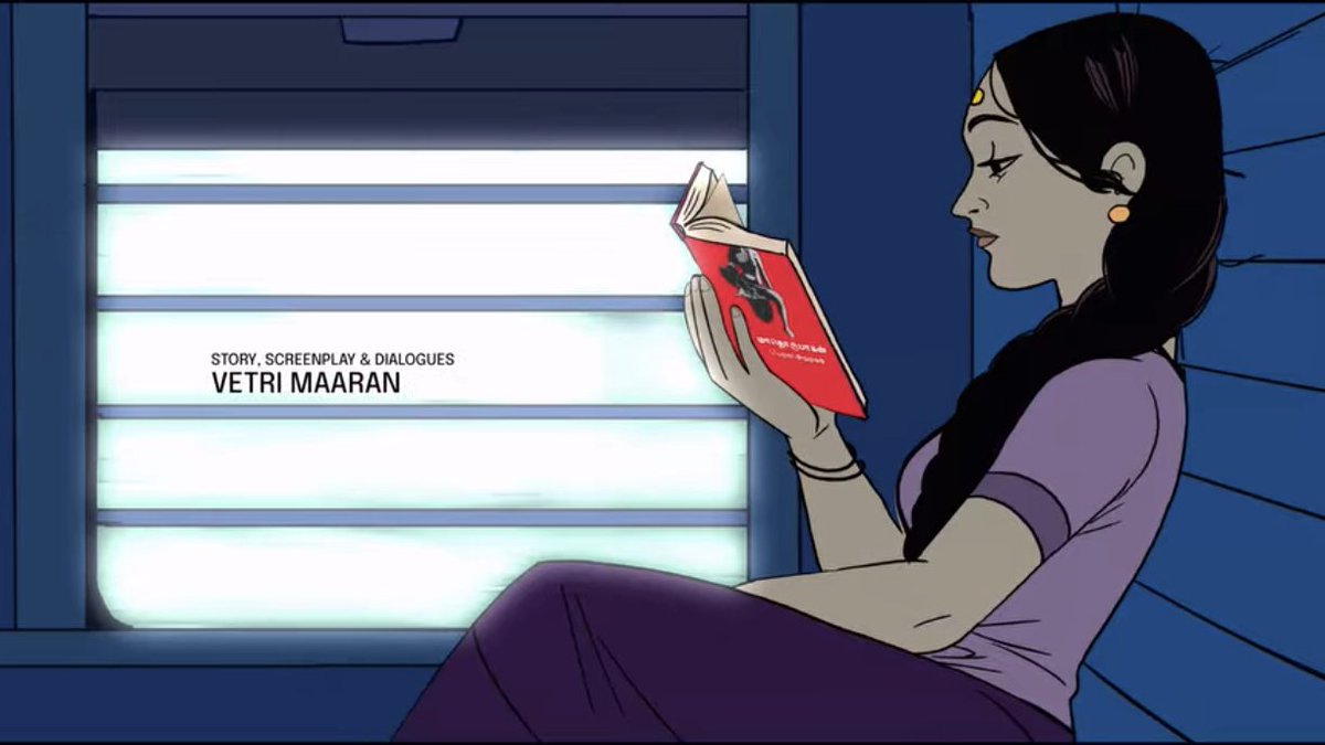  #PaavaKadhaigal Ep4:  #OorIravu dir by  @VetriMaaran  #Vetrimaaran and music by  #Sivathmika and starring  #PrakashRaj &  #SaiPallavi..PS: Not sure why the 'Directed by' in the full-red background didnt come in the title credits end unlike other films in this seriess