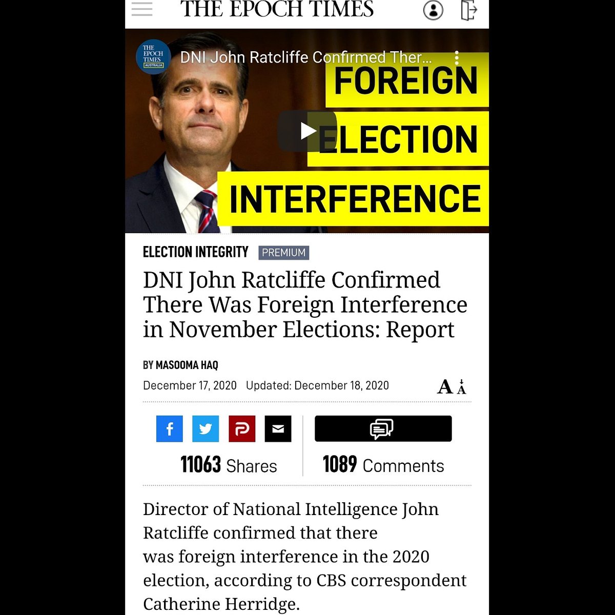 ninjitalia's tweet image. #foreignelectioninterference #electionfraud #election #fraud
m.theepochtimes.com/dni-john-ratcl…