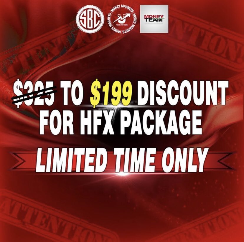 kingjohnfreeman's tweet photo. Hfx promo $199 limited time only https://t.co/okn5Dar0Sd