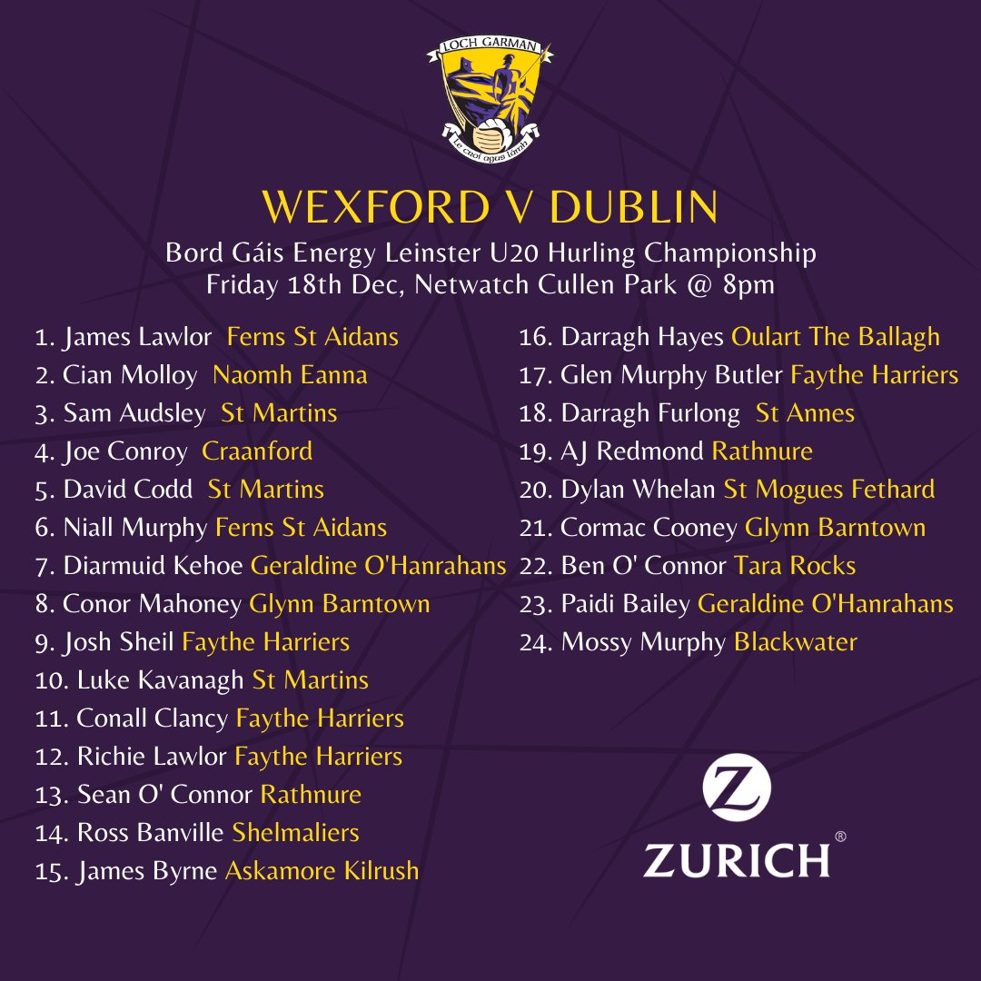 Best of luck tonight to the players and mentors. We are all behind you #LochGarmanABU