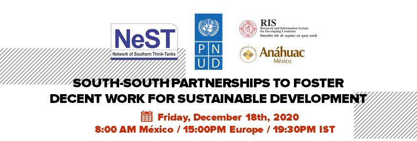 NeST_SSC's tweet photo. Thank you @esteves_paulo, Director, @BRICSPolicy for presenting the perspective from Brazil #labour market- creating professional and training centre in the Latin America is important, particularly in Amazon area for dealing in #sustainability, #Delhiprocess @RIS_NewDelhi https://t.co/gGk6SaaYeF