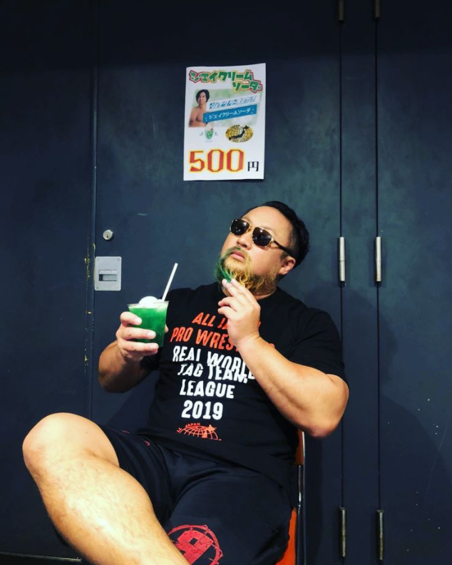 Takashi Yoshida- fka Cyber Kong- then he got unmasked so here we are- 1st graduate of DG USA dojo- frequently tells ppl to shut up- chops people in the neck- also cooks a lot- into kpop and kdramas- dyes his beard sometimes- does instagram live (almost) every night