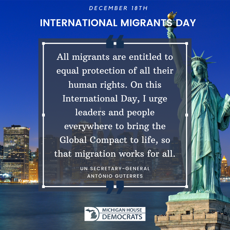 When people from all walks of life come together, we are unstoppable. International #MigrantsDay is a great reminder that because of our differences, we can create a better, more accepting world. #WeTogether