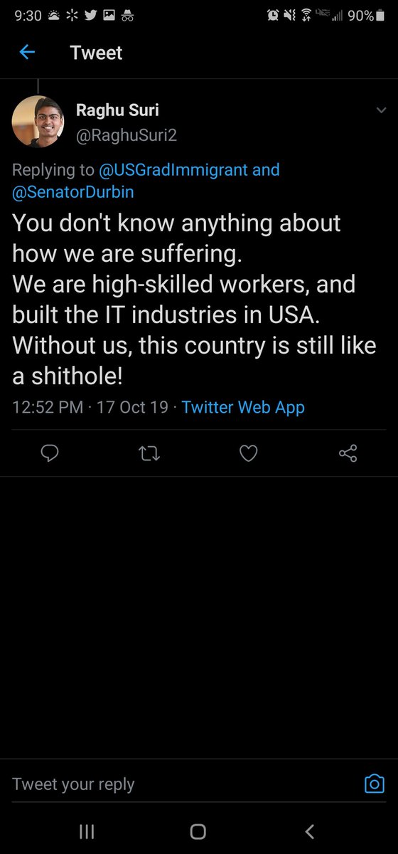 RonJrPar's tweet photo. That's what's going on in this country! Some inexpensive unskilled workers stole our jobs and yet ramble on about the sacrifice of other jobs to get their way in the end! This is the reason that we need to #StopHR1044. American jobs and lives aren't things to be played with! https://t.co/SVkkF77i7F