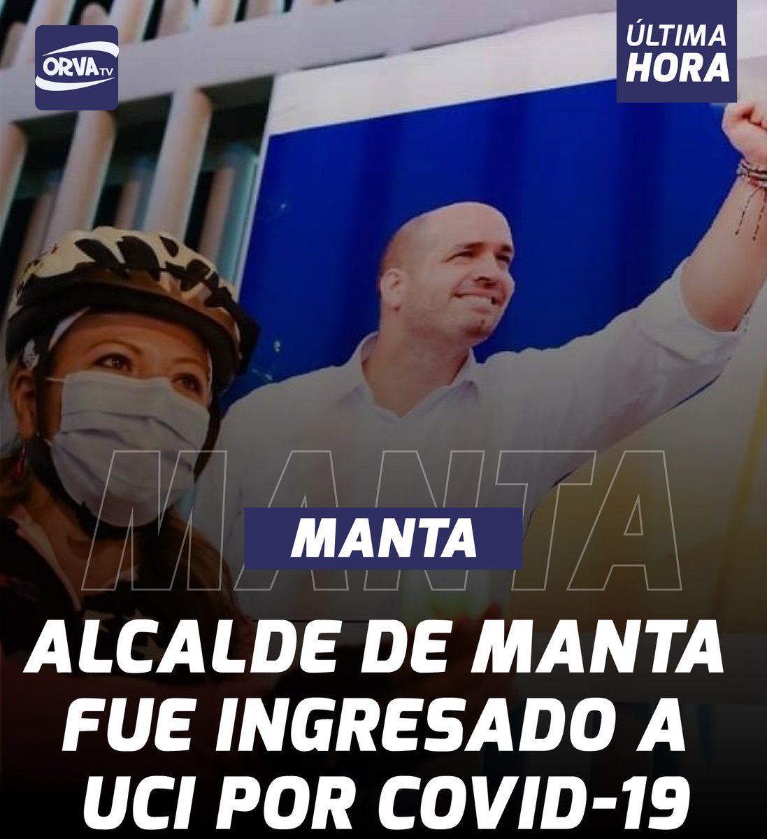 #ATENCION #MANTA| El alcalde de Manta, Agustín Intriago, fue inducido cerca de la medianoche del jueves a un coma para ser intubado dentro de la sala de Unidad de Cuidados Intensivos (UCI) para pacientes COVID-19, del hospital del IESS de esta ciudad.