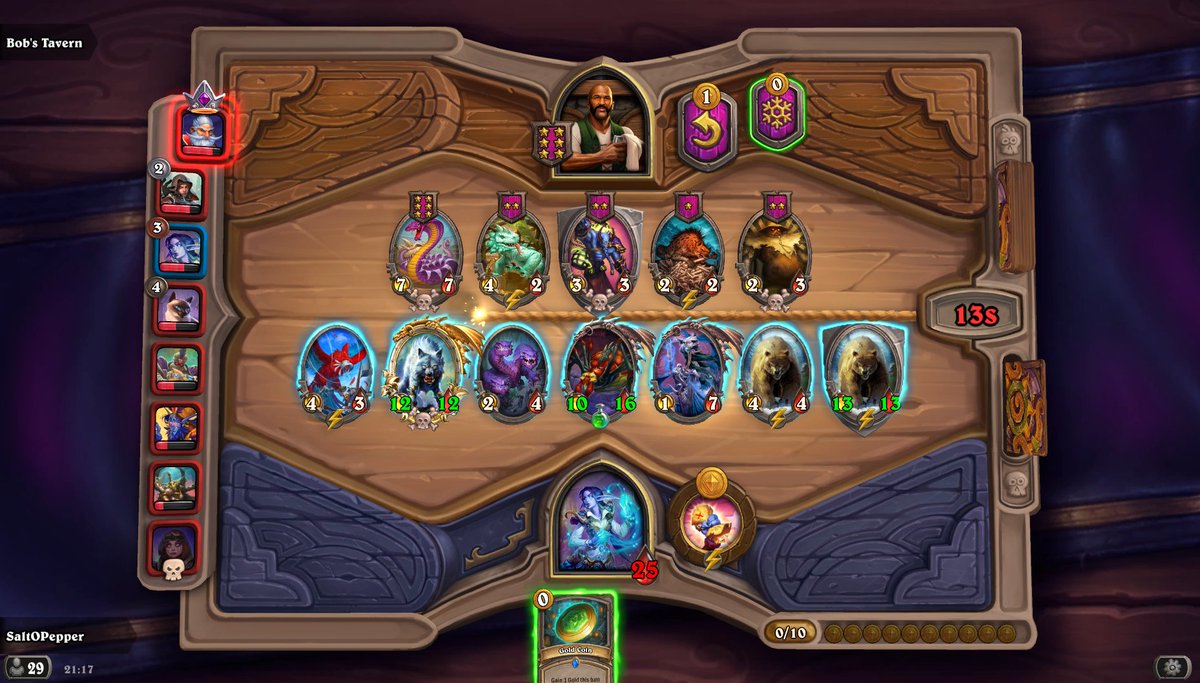 Turn 12, got to change HP to demon hunter's HP.
This is disgusting. 2nd picture is turn 9. 
I played Millhouse turn 9 and killed him with 32 dmg and turn 10 killed Tess both at 32 HP.
This game is getting so fast and highrolly, not sure if I like it.
