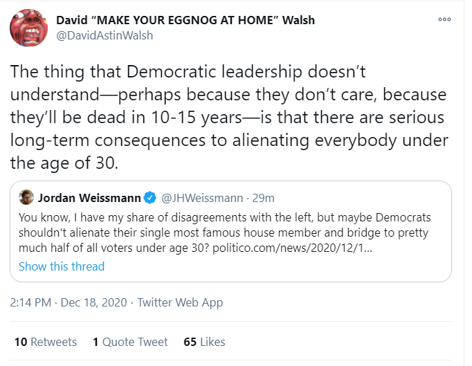 This is about getting outvoted on a committee seat. These people are so delusionally melodramatic