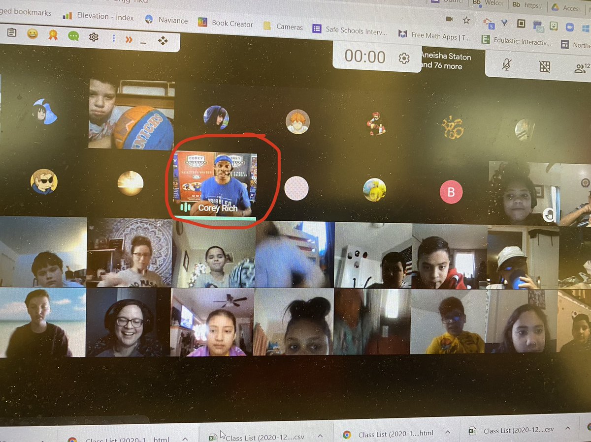 Peep this👇🏽👀 Former <a href="/Globies/">Harlem Globetrotters</a> Corey Rich AKA “Corey the Dribbler” treating a bunch of our Northeast CHAMPS with a virtual assembly! GREAT way to end the week and the last school Friday of 2020! 🏀👍🏽💪🏽📚#RSDPROUD #HarlemGlobetrotters