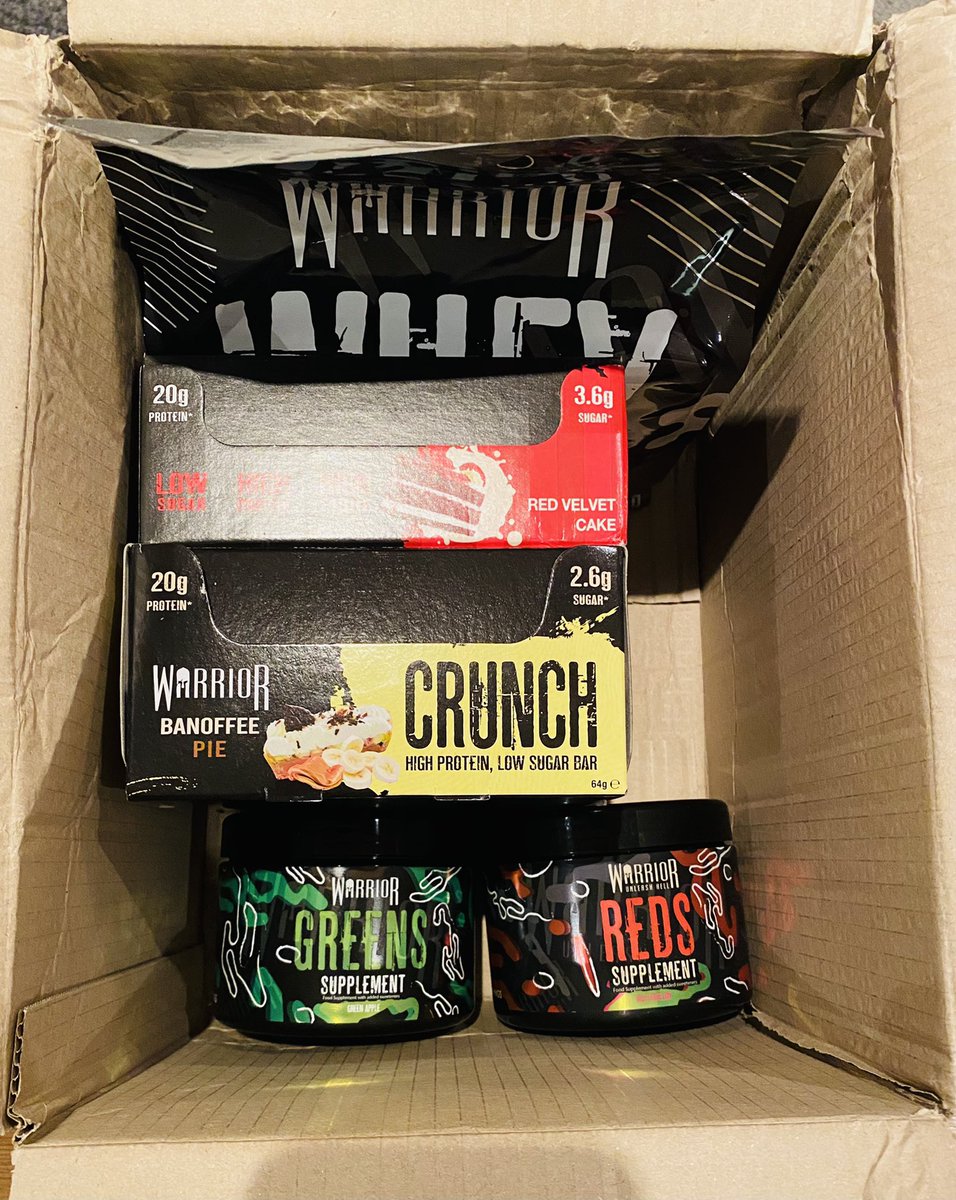 Alan_Oakes's tweet photo. Today’s delivery from @WarriorSupps &amp; @BBWarehouse https://t.co/kBlI1OeBMq