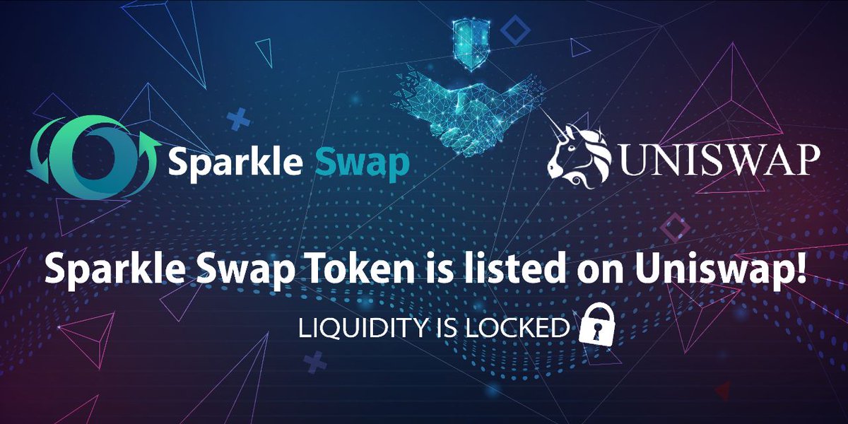 Sparkle (@sparkletoken) on Twitter photo Emoji ERC-20! 🔥🚀
Name: SparkleSwap Rewards Token
Symbol: ✨
Max Supply: 20,000
SparkleSwap Trading Link:
sparkleswap.finance/#/swap?inputCu…
UniSwap Trading Link:
app.uniswap.org/#/swap?inputCu…
Uniswap Info Link:
info.uniswap.org/pair/0x7dcbcbc…
Liquidity Locked UniCrypt Link:
v2.unicrypt.network/pair/0x7DCbCbc… Emoji ERC-20! 🔥🚀
Name: SparkleSwap Rewards Token
Symbol: ✨
Max Supply: 20,000
SparkleSwap Trading Link:
sparkleswap.finance/#/swap?inputCu…
UniSwap Trading Link:
app.uniswap.org/#/swap?inputCu…
Uniswap Info Link:
info.uniswap.org/pair/0x7dcbcbc…
Liquidity Locked UniCrypt Link:
v2.unicrypt.network/pair/0x7DCbCbc…
