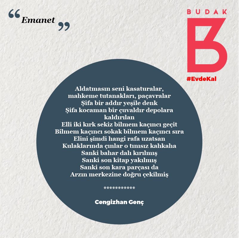 Cengizhan Genç yazdı: “Emanet”

<a href="/cengizhangenc/">Cengizhan Genç</a>