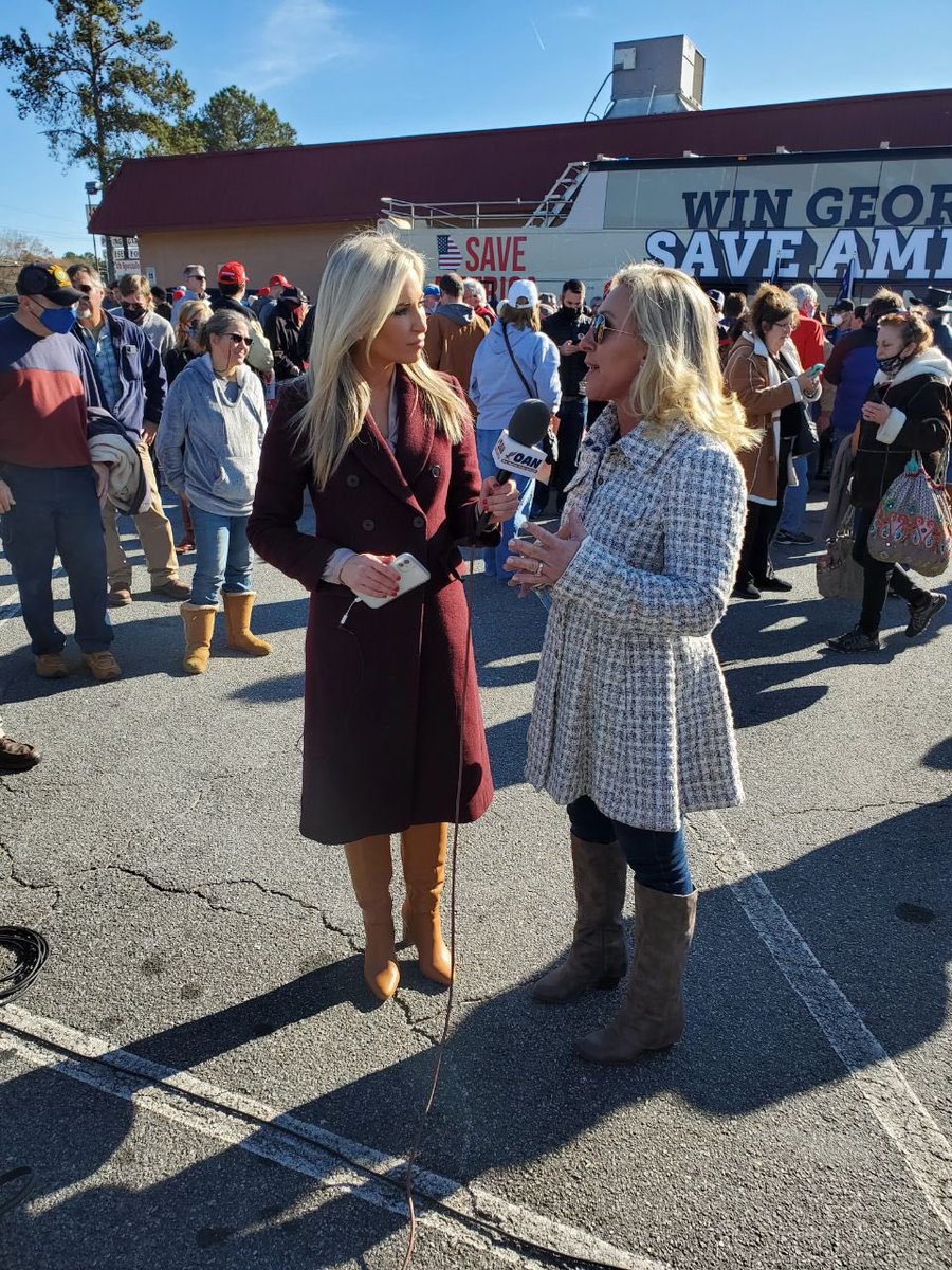 mtgreenee's tweet image. Just spoke with @JennPellegrino of @OANN on the plan of @RepMoBrooks and myself to REJECT the fraudulent electoral votes on Jan. 6th from states like GA, PA and MI.

Every Republican must #FightForTrump!